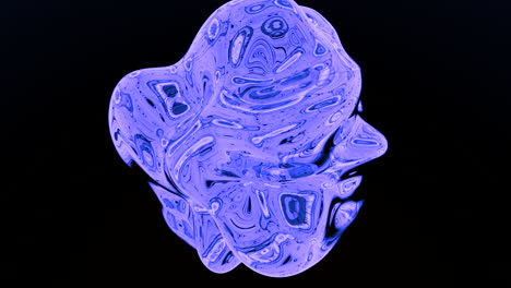 forma líquida púrpura abstracta
