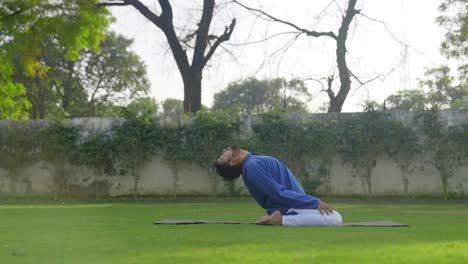 Indian-man-doing-advanced-yoga