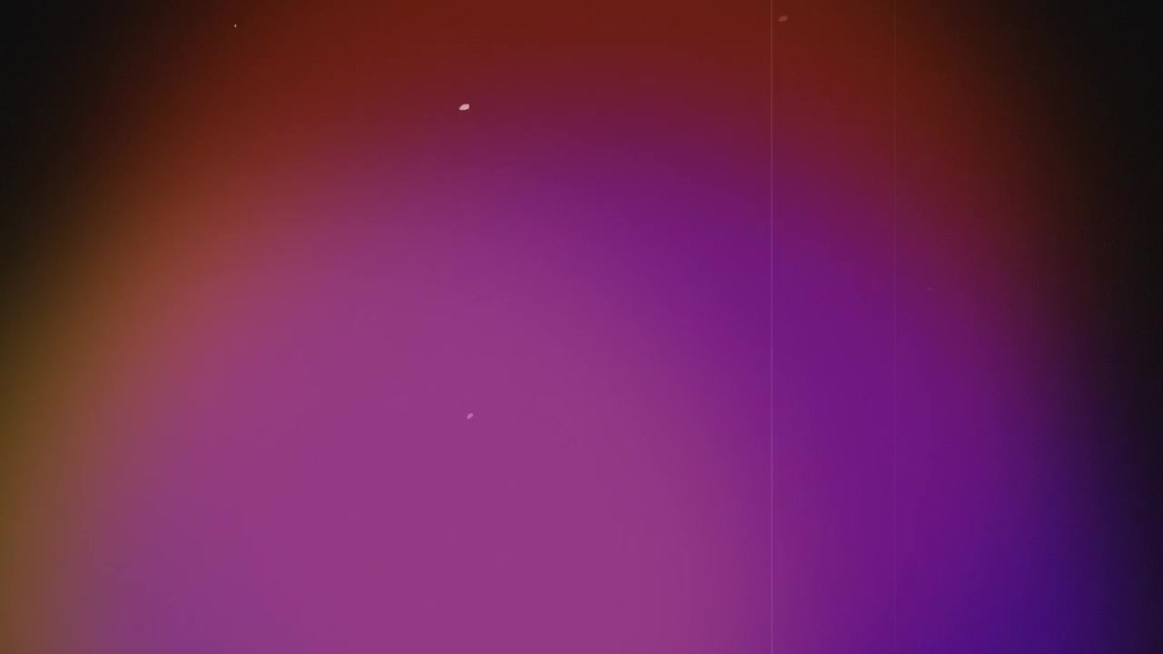 Texture astratta di pellicola vintage con perdite di luce viola e arancioni