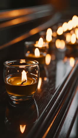 candles in a row