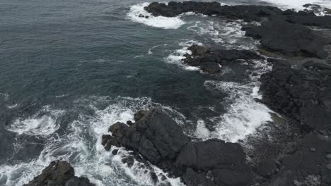 Icelandic-oceanside-on-it´s-calm.-Aerial-view