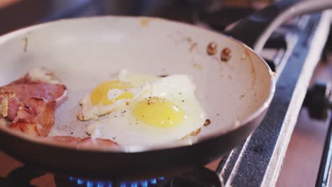 Close-up-view-of-woman-preparing-breakfast-at-home