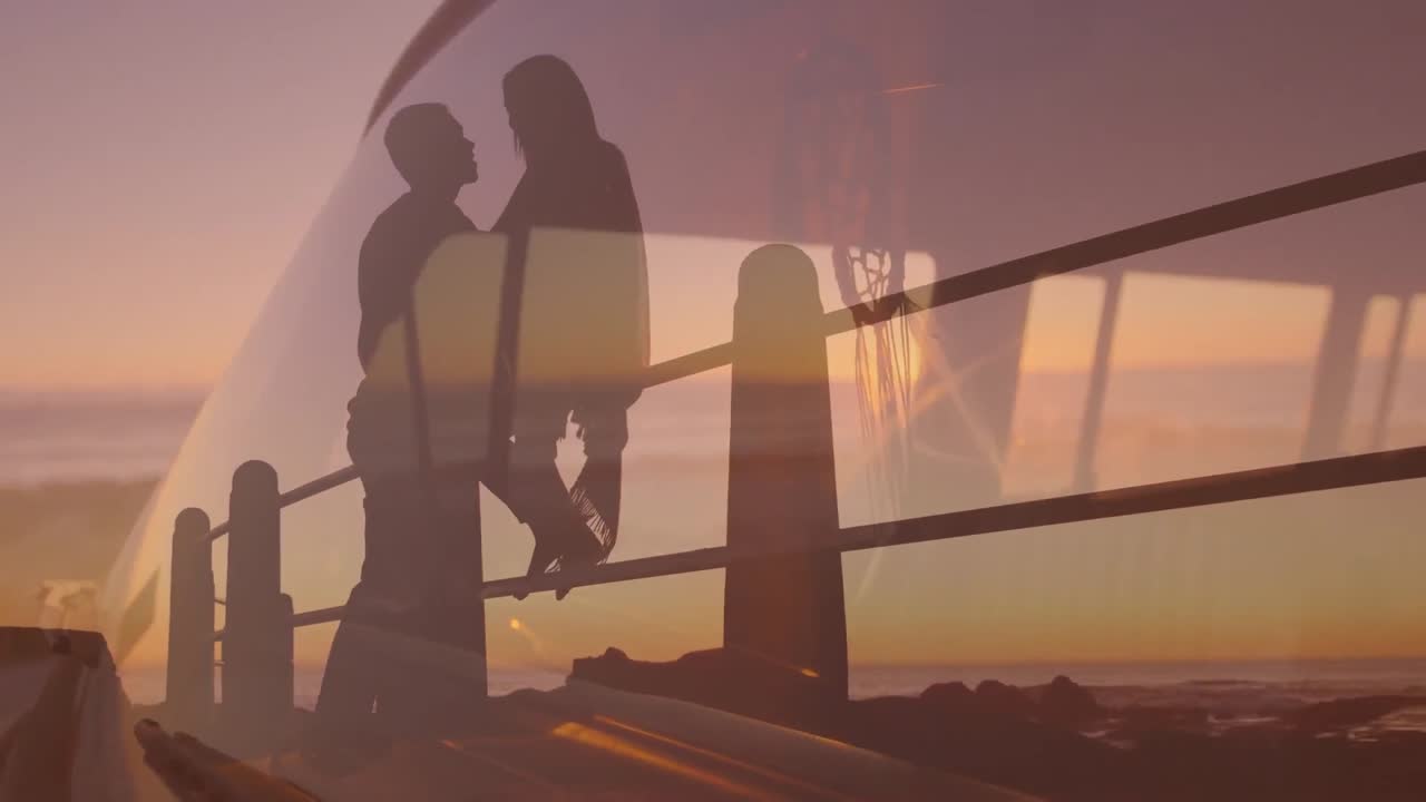 휴가 중인 부부