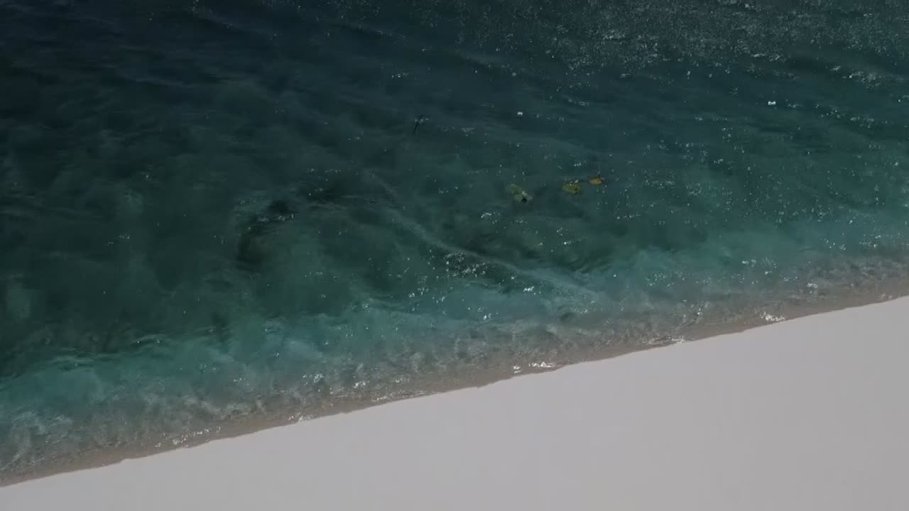 Flowing Rainwater Trapped in the Freshwater Lagoons in Brazilian Dunes.