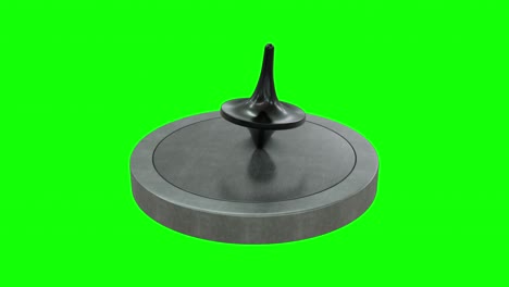 gyroscope, inception gyro spinning top, 3d rendering