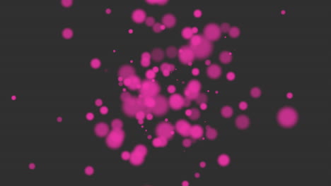 manchas rosadas misteriosas que captan la atención contra un fondo negro profundo