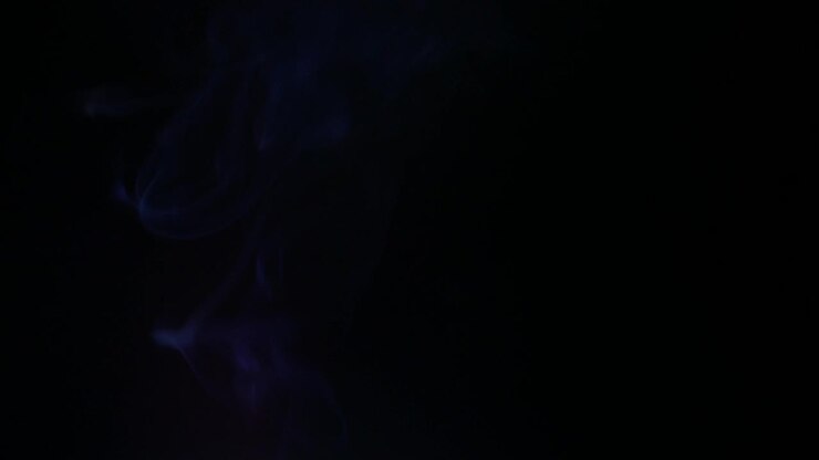 Colors smoke in dark background