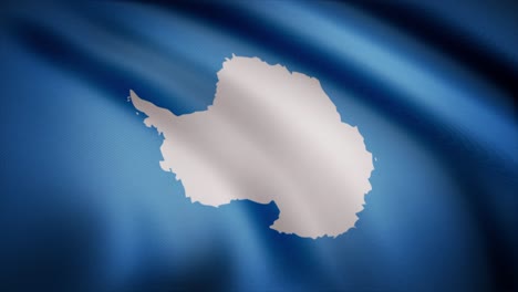 bandera de la antártida