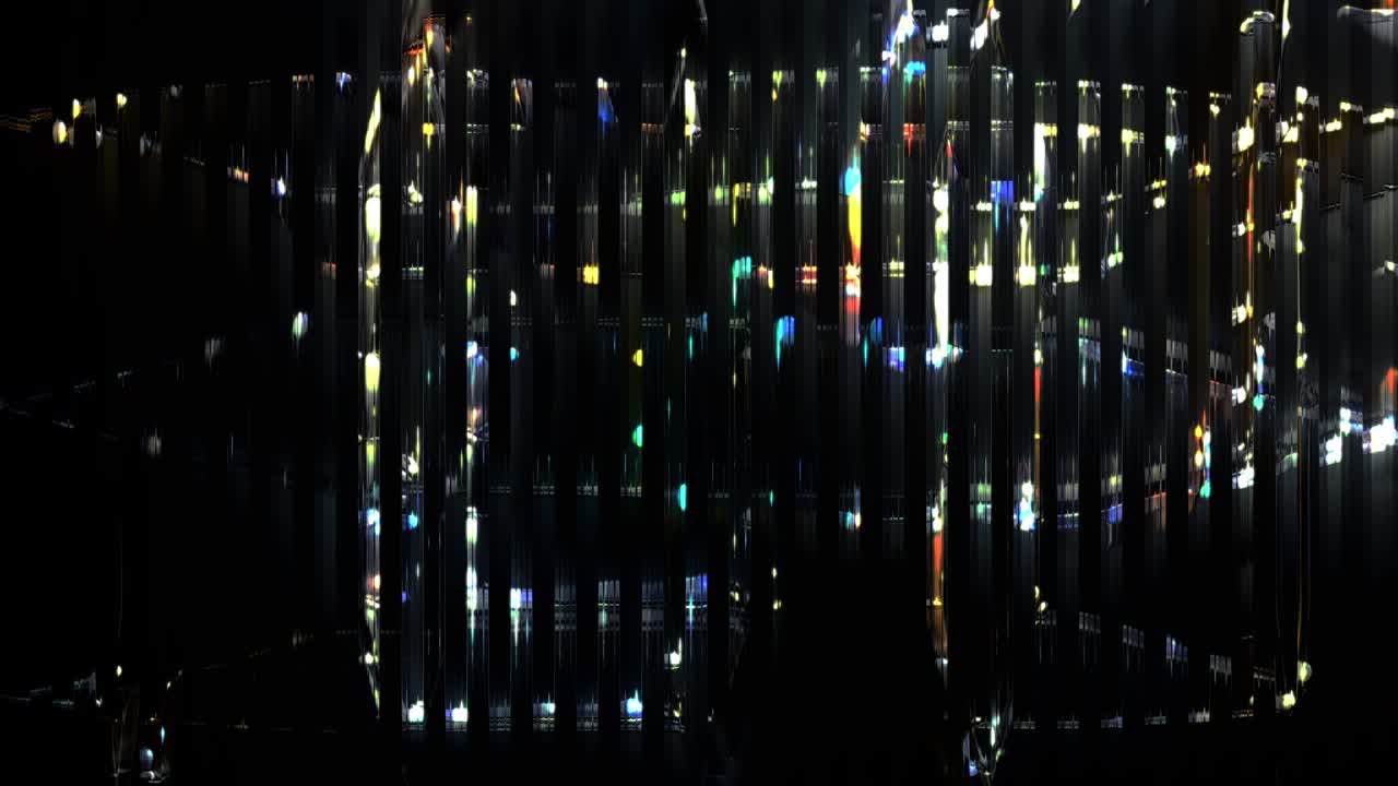 Glow glass elements