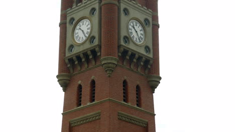 Historic-Free-Standing-Clock-Tower,-TILT-UP