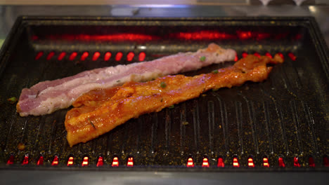 panceta de cerdo a la parrilla al estilo coreano