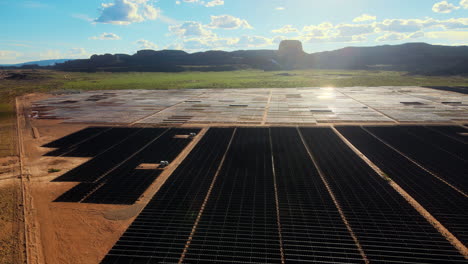 Drone-flight-view-of-green-energy-production-in-Arizona