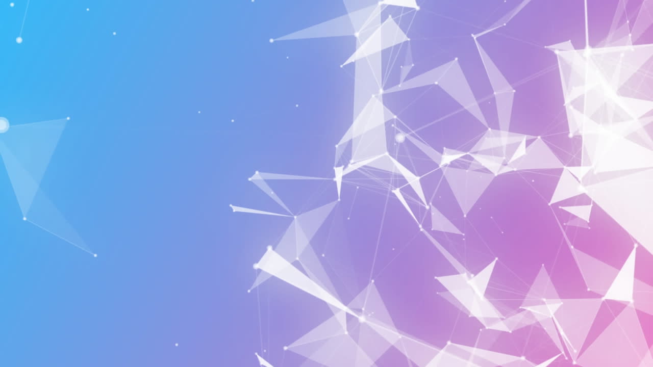 녹색 배경에 반이는 지구 위에 회전하는 연결 네트워크의 애니메이션