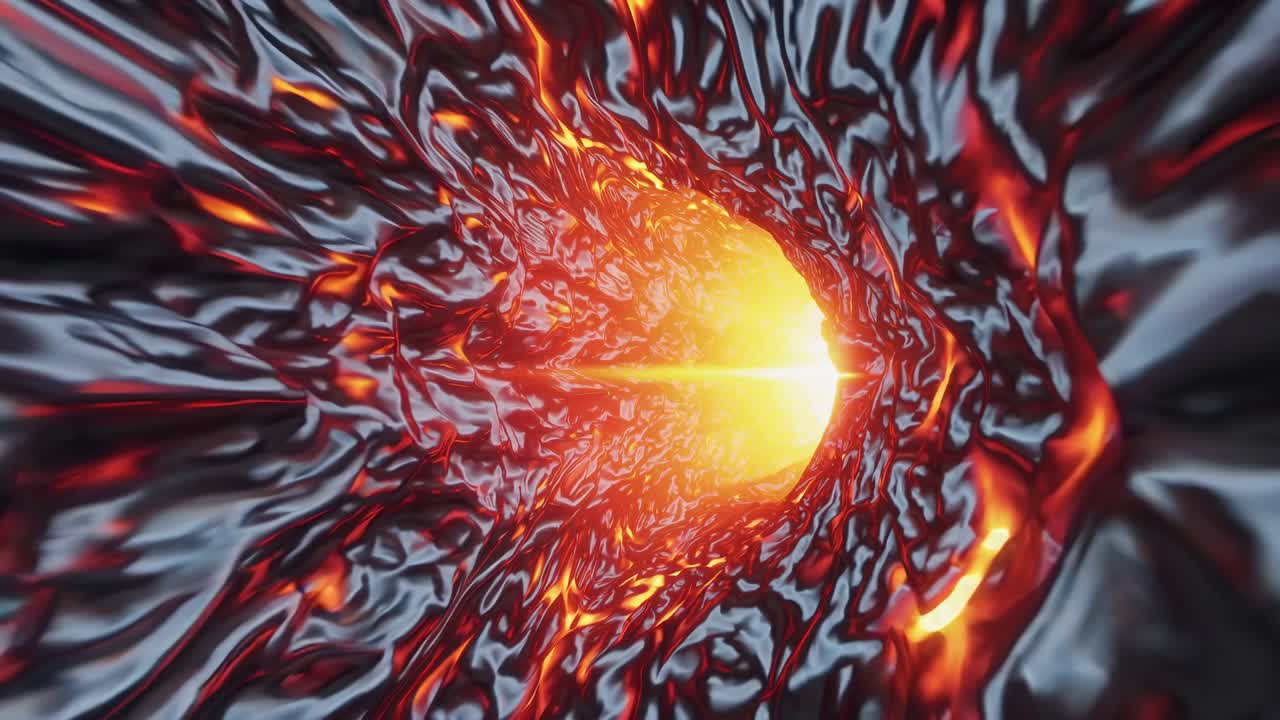 Abstract Fiery Tunnel