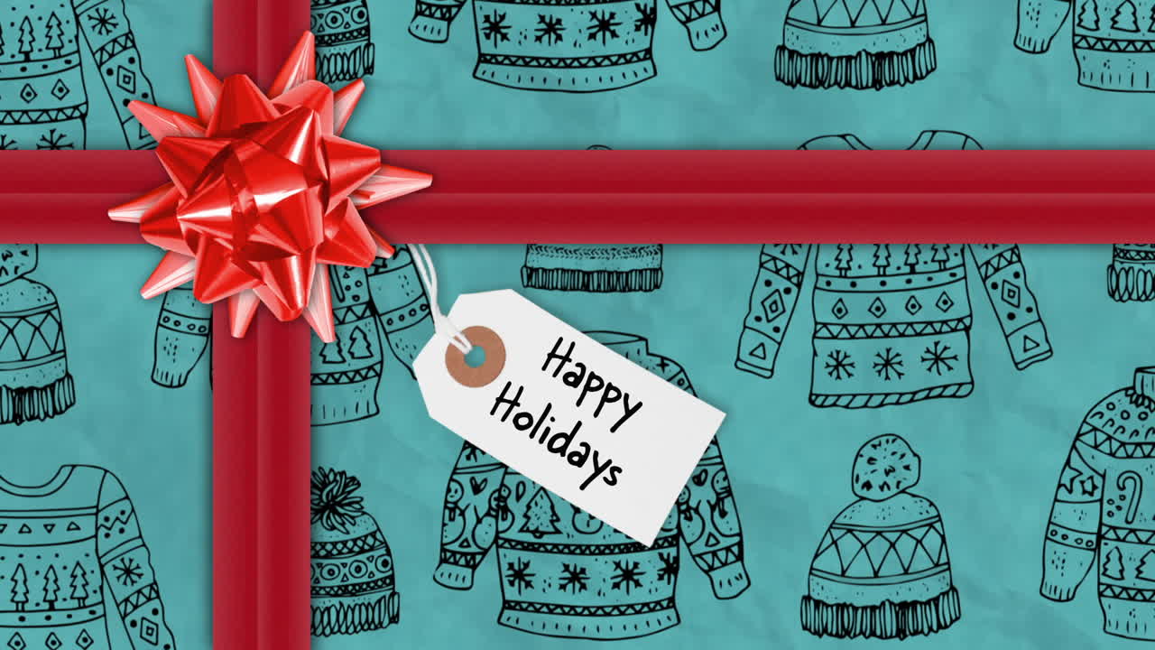 축제 포장 된 크리스마스 선물