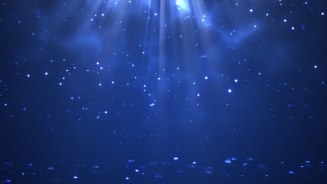 abstract blue glowing particles background