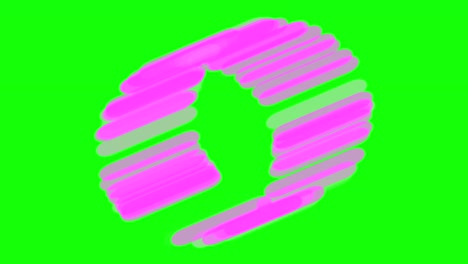 fondo verde con círculos en movimiento