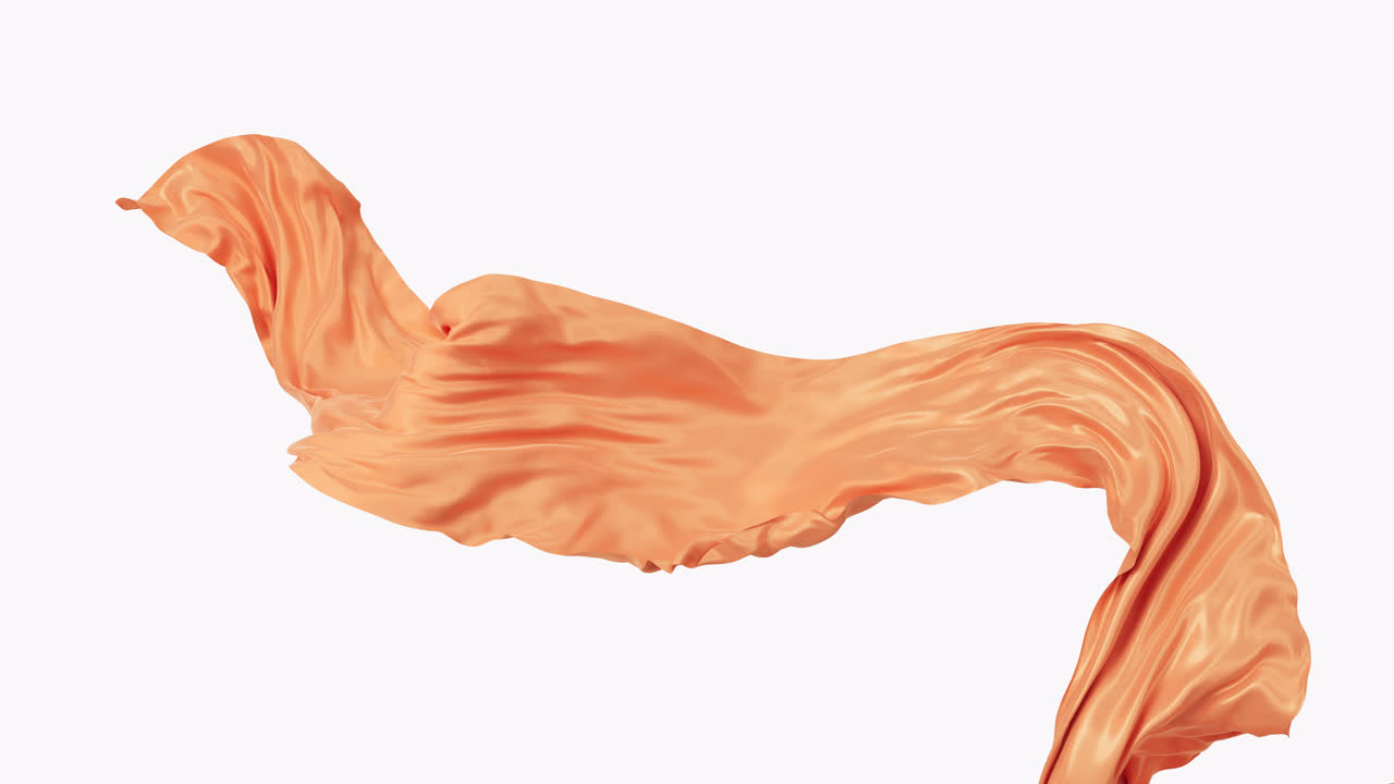 el tejido de la onda que fluye, renderización 3d.