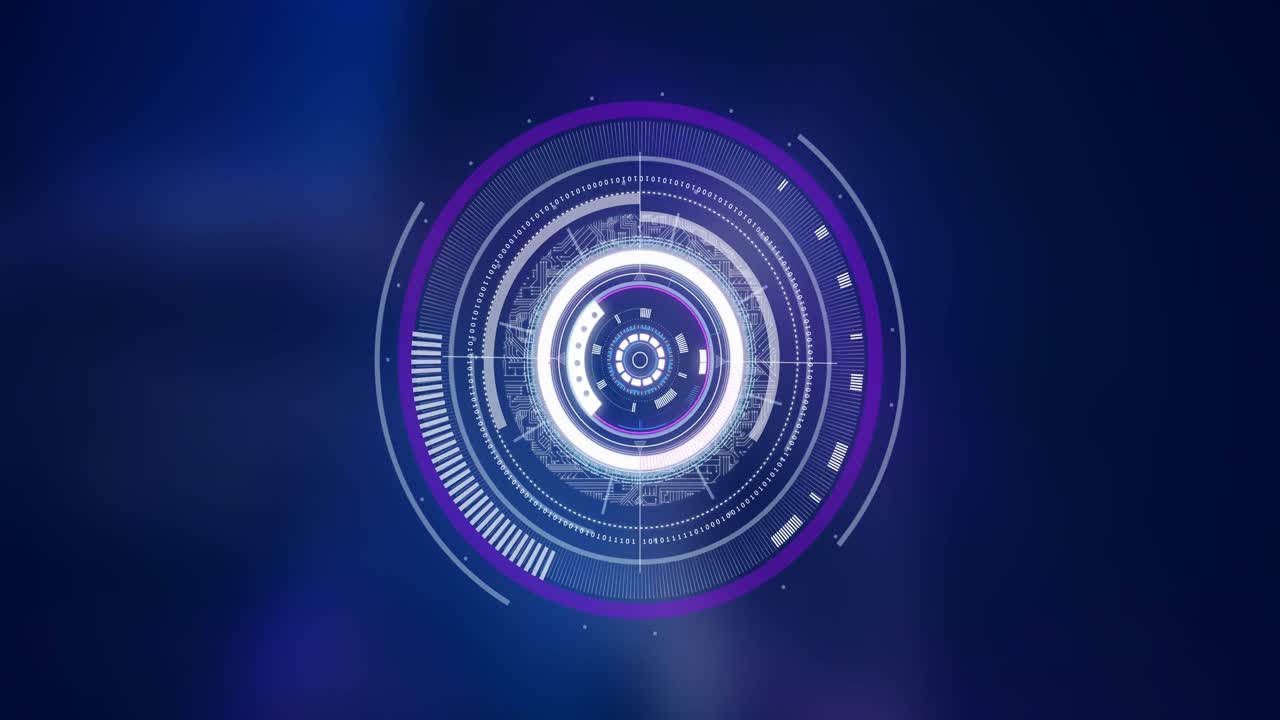 animación del escaneo del alcance y el procesamiento de datos