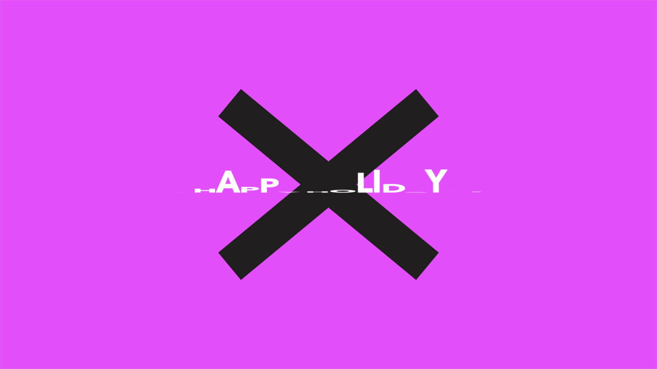 Happy Holidays ribbon bringing joy on a pink background