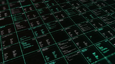 abstract digital code grid