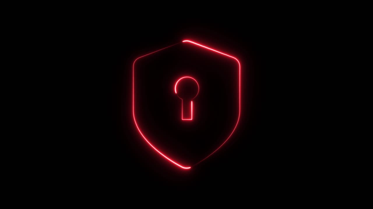 Security Shield with Keyhole