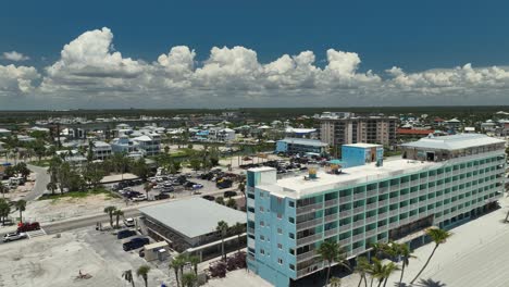 vista aérea de la playa de f. myers, florida