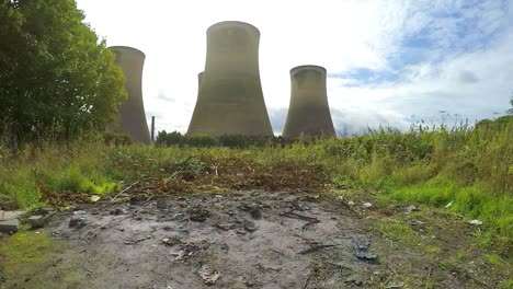 power station at ground level