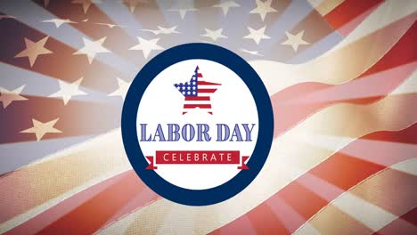 Animation-of-labor-day-celebrate-text-over-american-flag