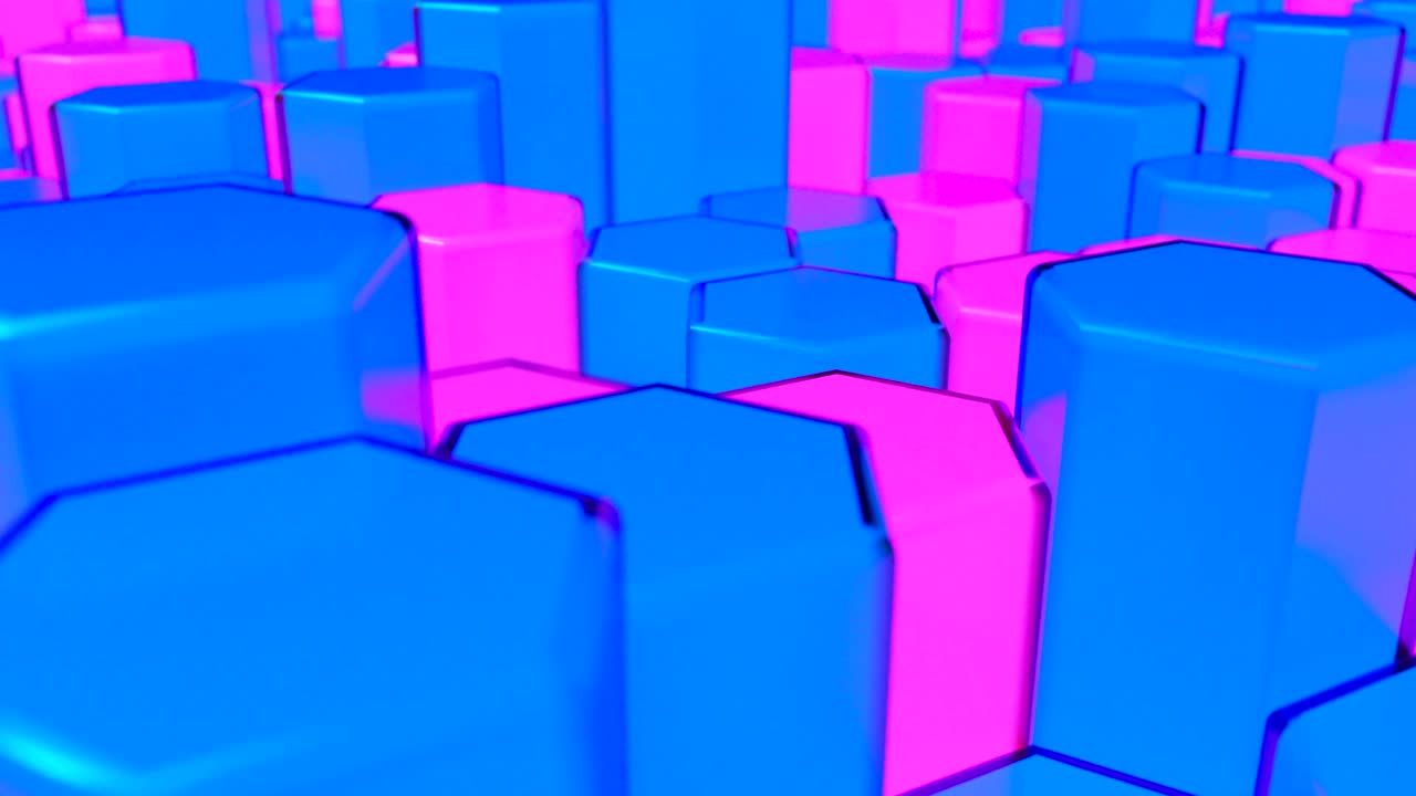 una cuadrícula de panal de ciencia ficción abstracta.