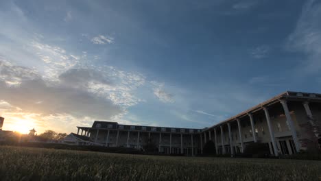 time lapse - day to evening - congress hall in cape may, nj