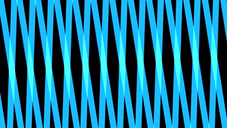 animación compuesta por rayas de colores intersectadas.
