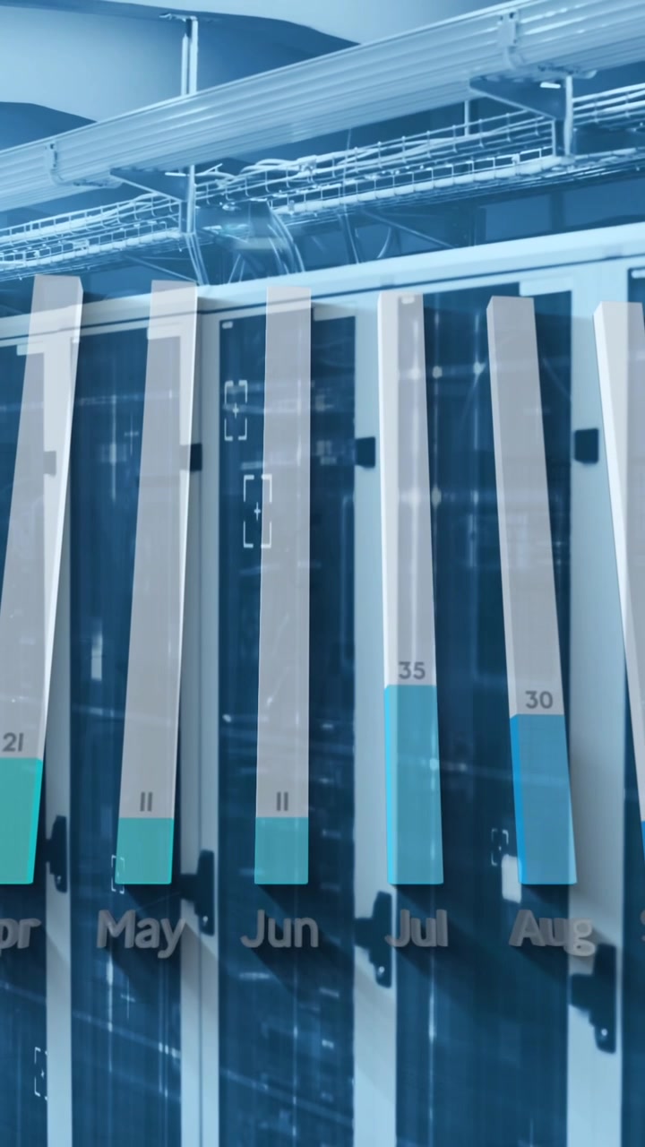 Statistical data processing against computer server room
