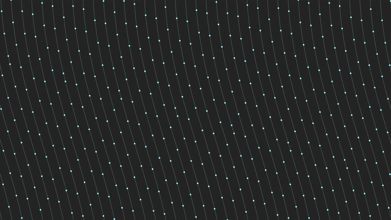 A grayscale minimalist pattern of dots in grid formation, evenly spaced on a dark background, creating a mesmerizing visual effect with a sense of depth and abstraction