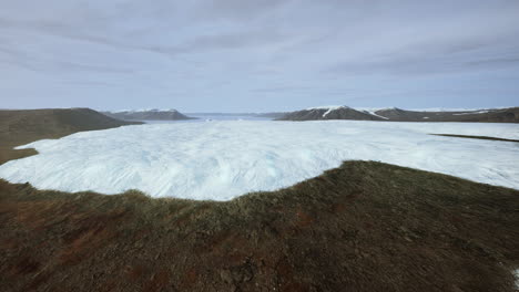 paisaje de los glaciares árticos