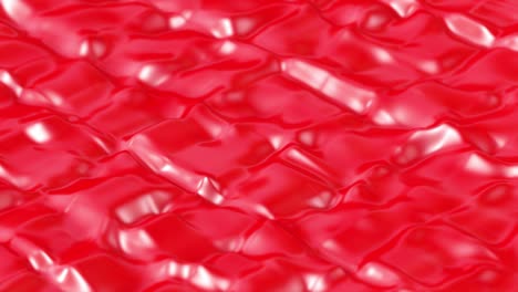 bucle de onda de superficie metálica roja recubierta de brillo