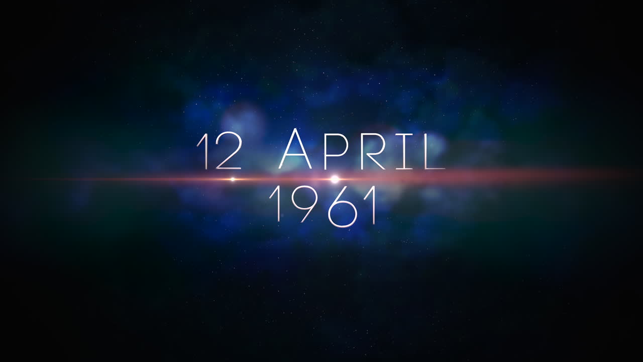 1961년 4월 12일 별의 패션 붉은 빛과 은하계의 푸른 구름