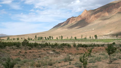 windy valley in the atlas mountains of morocco