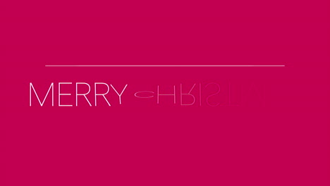 Modern-Merry-Christmas-text-on-red-background