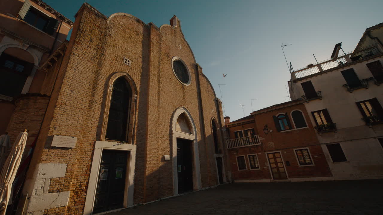Exterior of a Church in Venice, Italy