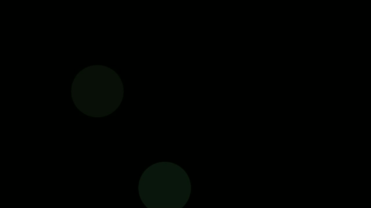 움직이는 원과 함께 검은 바탕