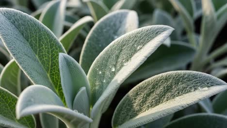 the serenity of dew-kissed green leaves: nature's artistry captured in two frames showcasing the beauty of foliage and the delicate detail of nature's water drops