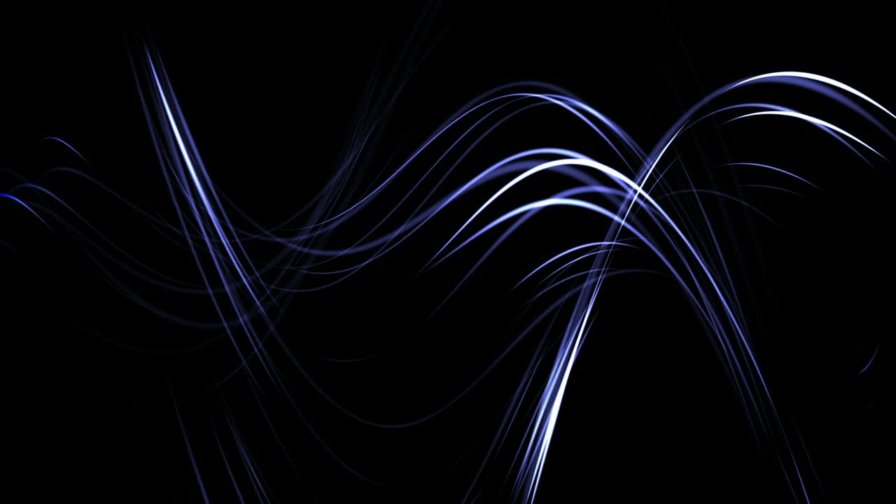 ondas de luz azul abstractas