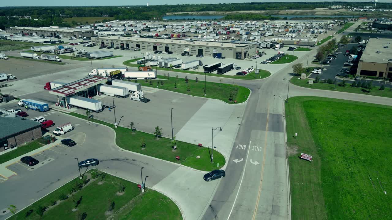 Aéreo em East Dundees, Illinois