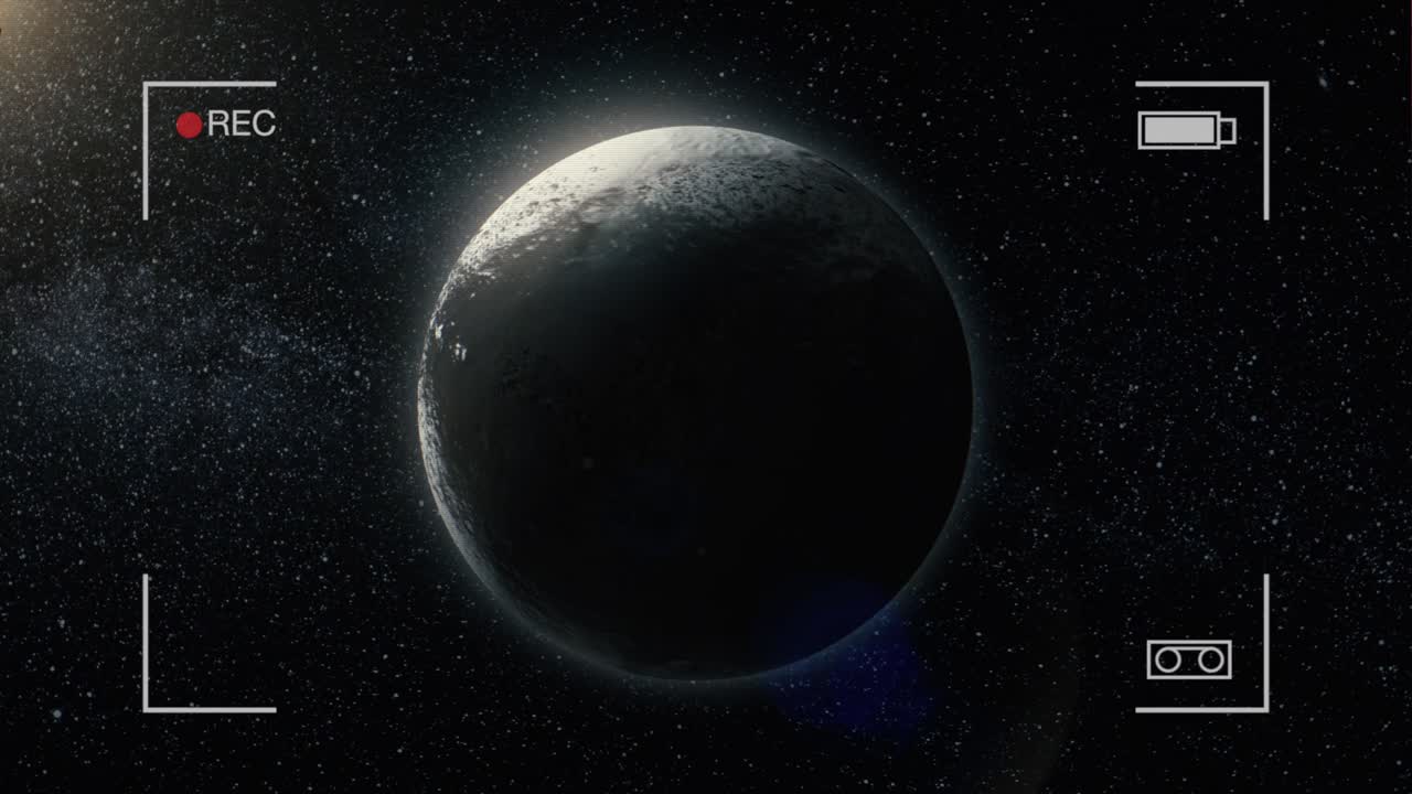 View of a Planet from Spacecraft