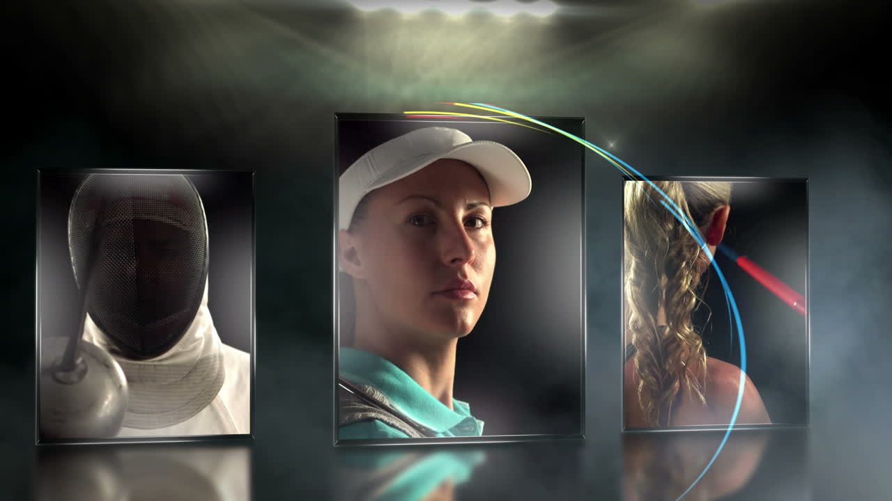 Pack of clips of professional athletes