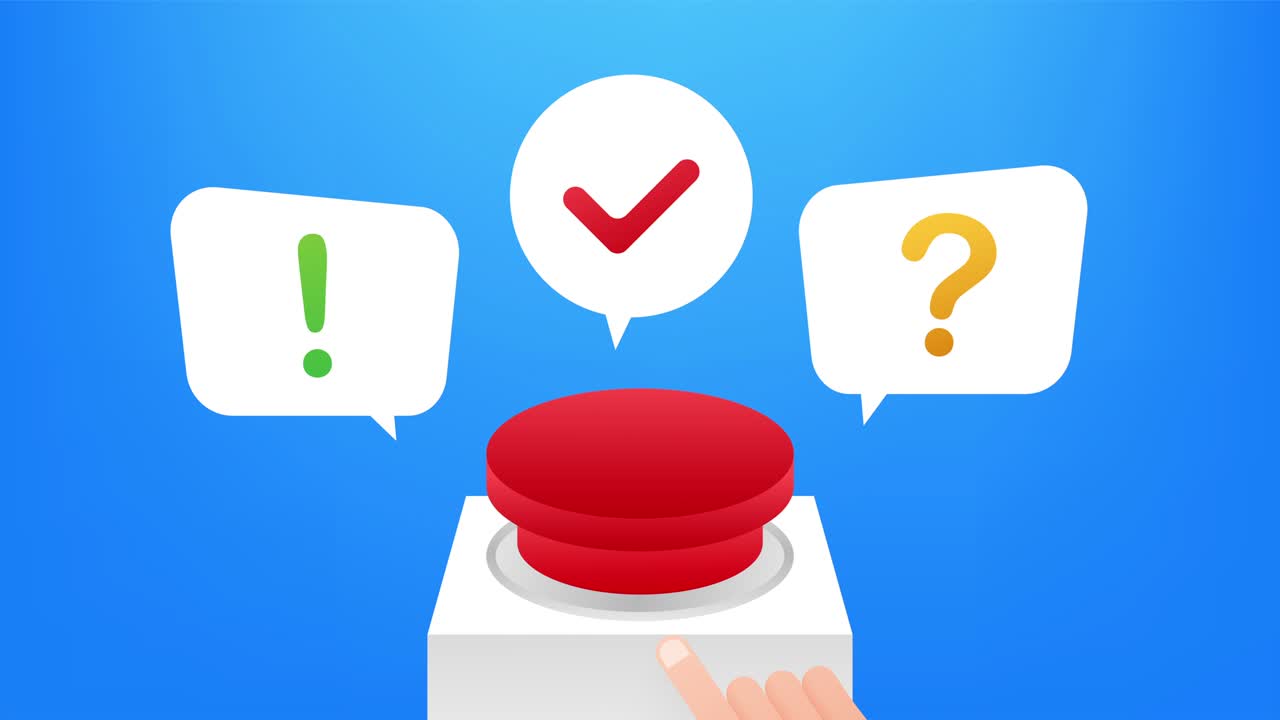 음성 버블 기호를 가진 즈 버튼, 설문조사 개념 쇼 노래, 스 버튼, 일러스트레이션.