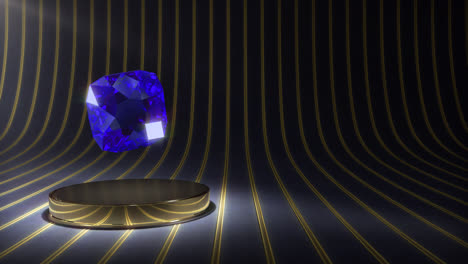 Sapphire-background-loop-luxurious