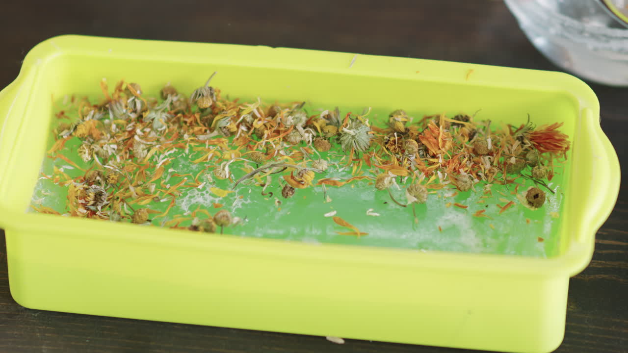 Handmade Soap With Dried Floral Petals