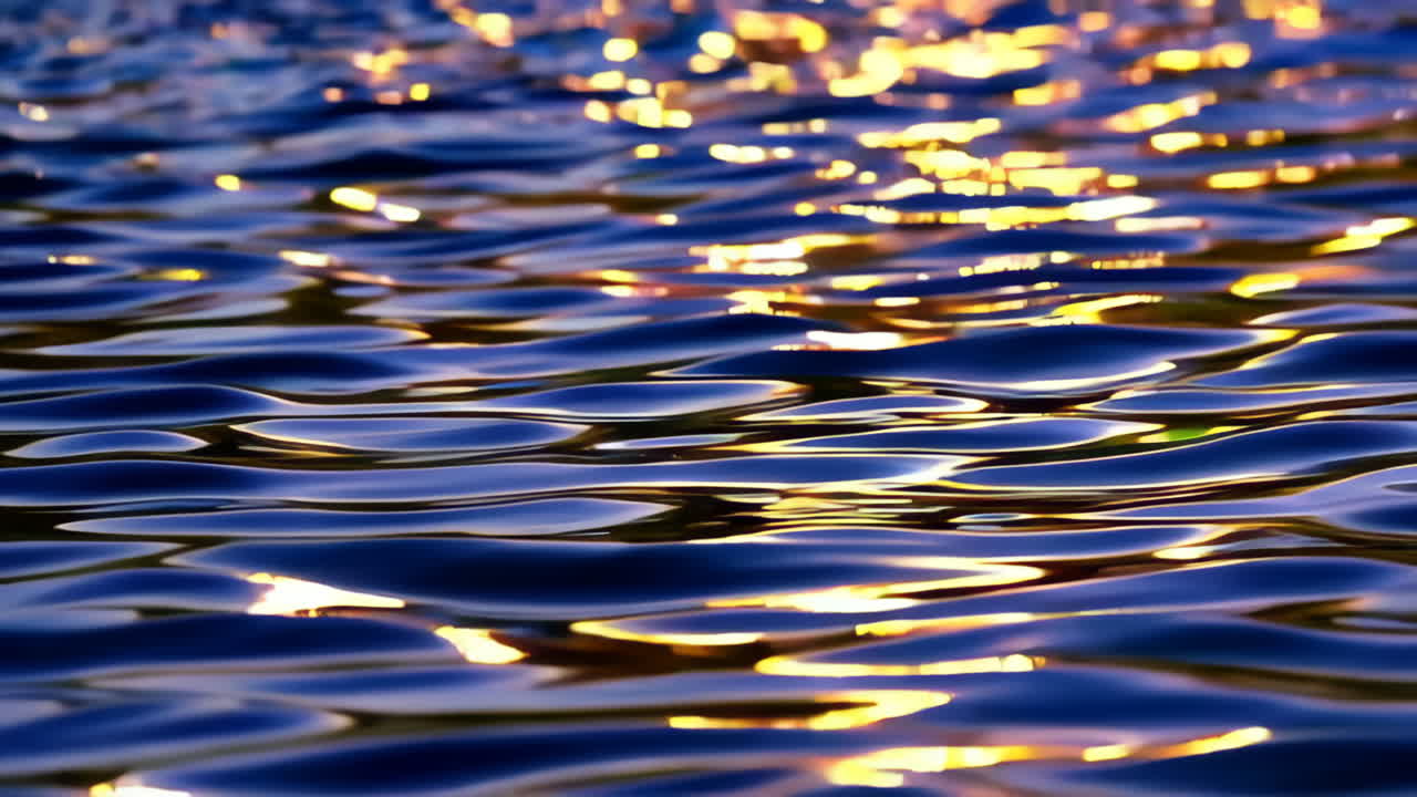 Golden Reflections on Water